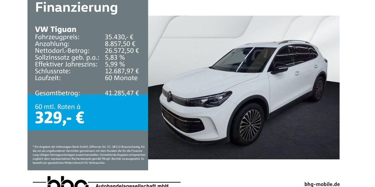 VW Tiguan 25.919 km 35.430 &euro; Mössingen 72116