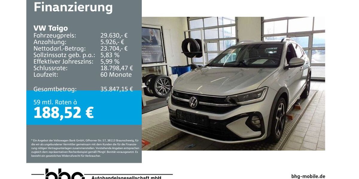 VW Taigo 11.923 km 29.630 &euro; Mössingen 72116