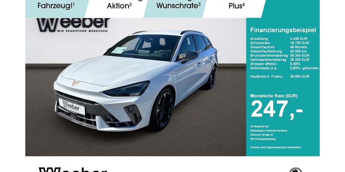 Cupra Leon 24.996 km 29.650 &euro; Weil der Stadt 71263