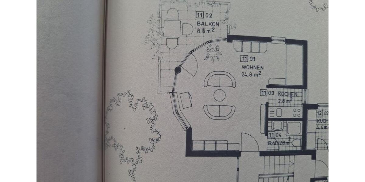 Etagenwohnung Filderstadt - 1.5 Zimmer, 35 m&sup2;, 175.000&euro; | Angebot:23485351