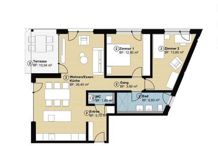 Wohnung Hildrizhausen - 3.5 Zimmer, 86 m&sup2;, 498.800&euro; | Angebot:25193803