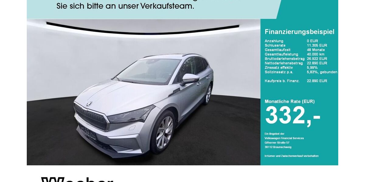 Skoda Enyaq 46.500 km 22.890 &euro; Weil der Stadt 71263