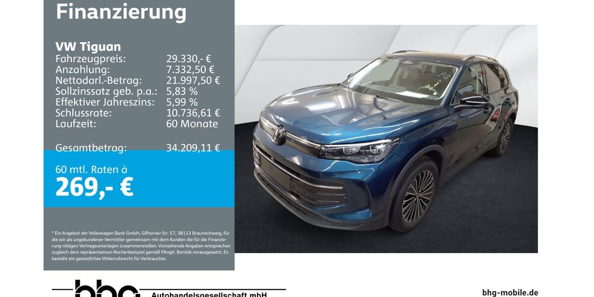 VW Tiguan 22.898 km 29.330 &euro; Mössingen 72116