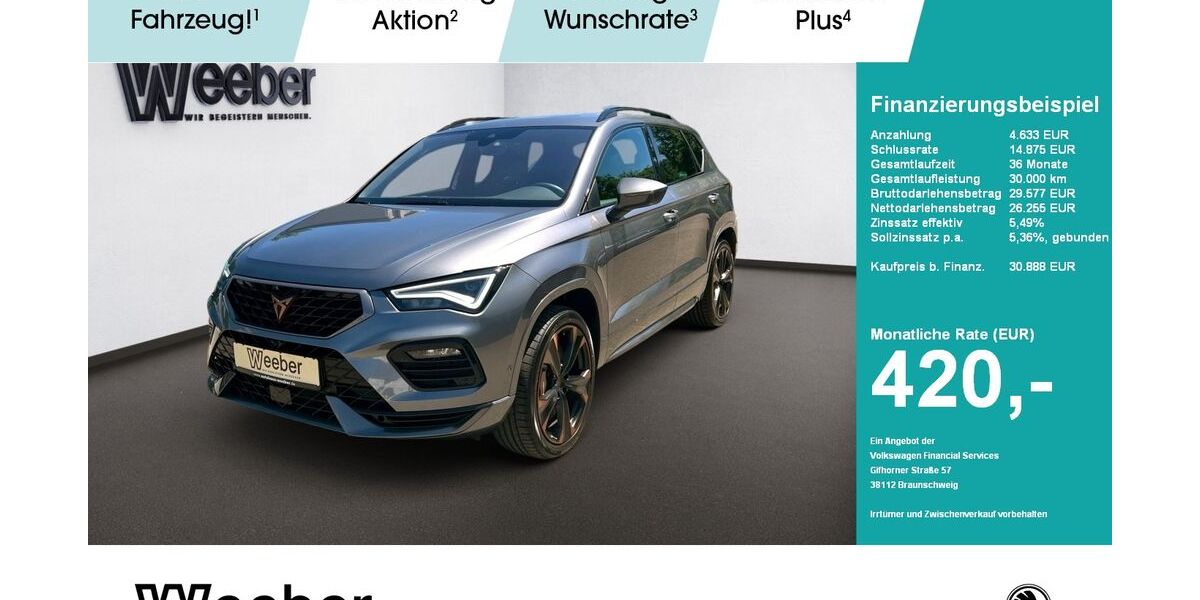 Cupra Ateca 48.204 km 30.888 &euro; Herrenberg 71083
