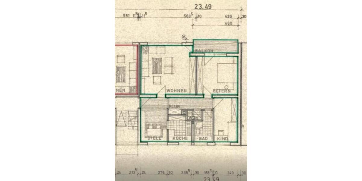 Etagenwohnung Reutlingen Reutlingen (Kernstadt) - 3.5 Zimmer, 90 m&sup2;, 339.000&euro; | Angebot:27203539
