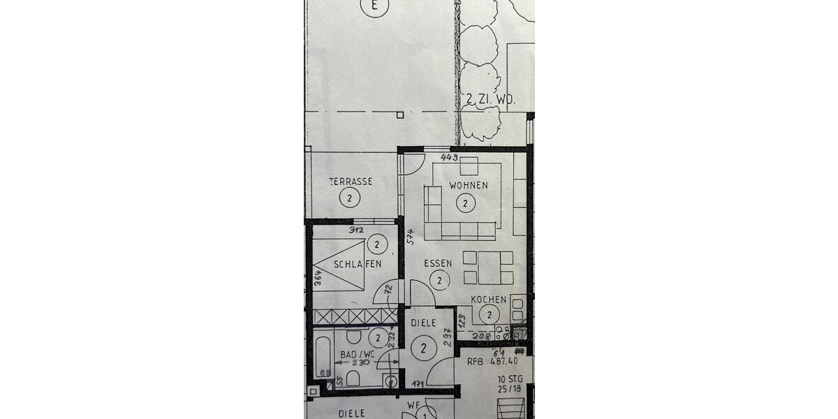 Terrassenwohnung Eutingen im Gäu - 2 Zimmer, 56 m&sup2;, 187.000&euro; | Angebot:25550943