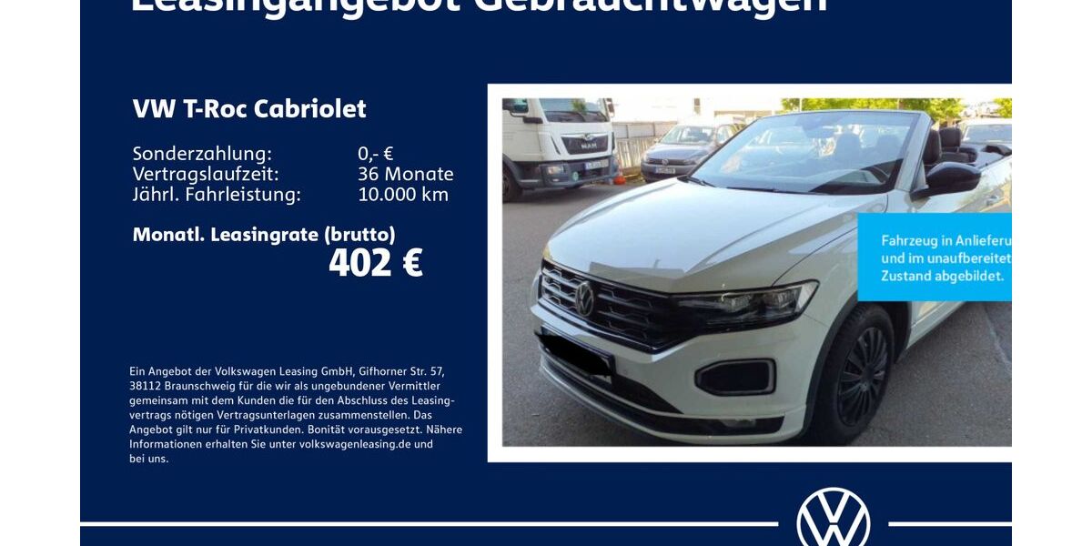 VW T-Roc 53.055 km 25.530 &euro; Stuttgart-Wangen 70188