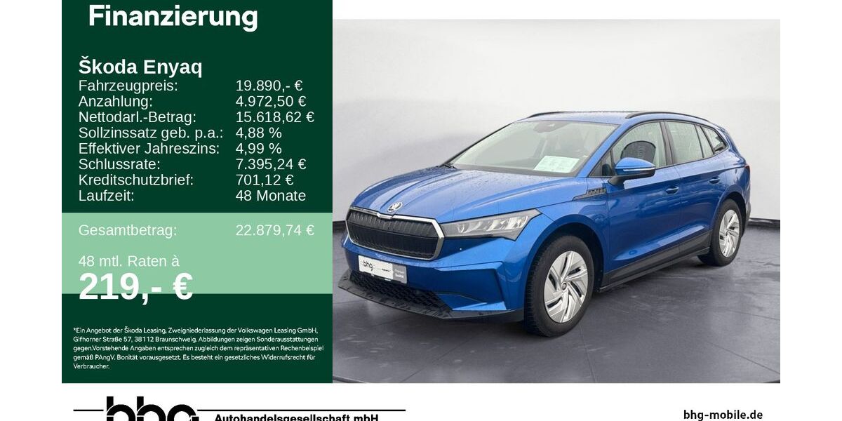 Skoda Enyaq 35.376 km 19.490 &euro; Mössingen 72116