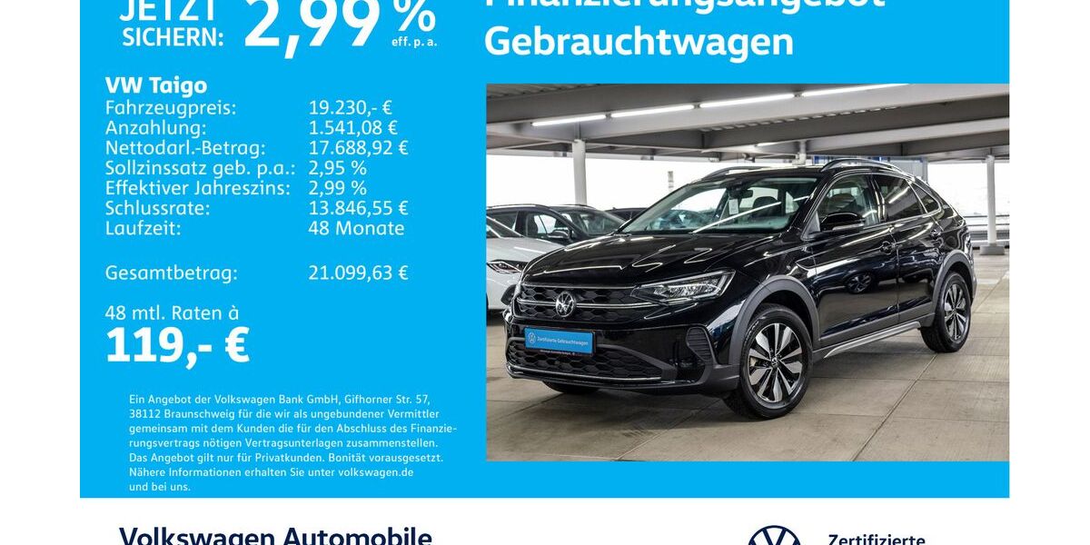 VW Taigo 21.007 km 19.230 &euro; Stuttgart-Wangen 70188
