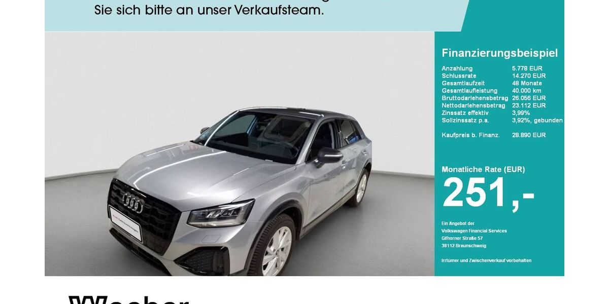 Audi Q2 7.409 km 28.890 &euro; Herrenberg 71083