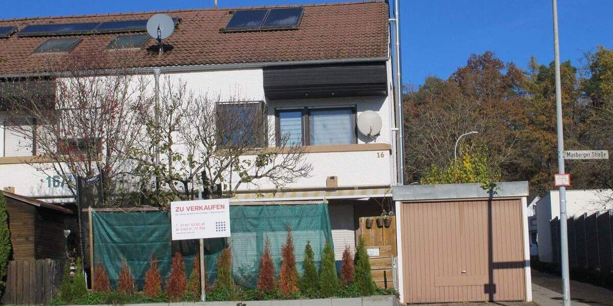 Reihenendhaus Steinenbronn - 4 Zimmer, 108 m&sup2;, 465.000&euro; | Angebot:25698212