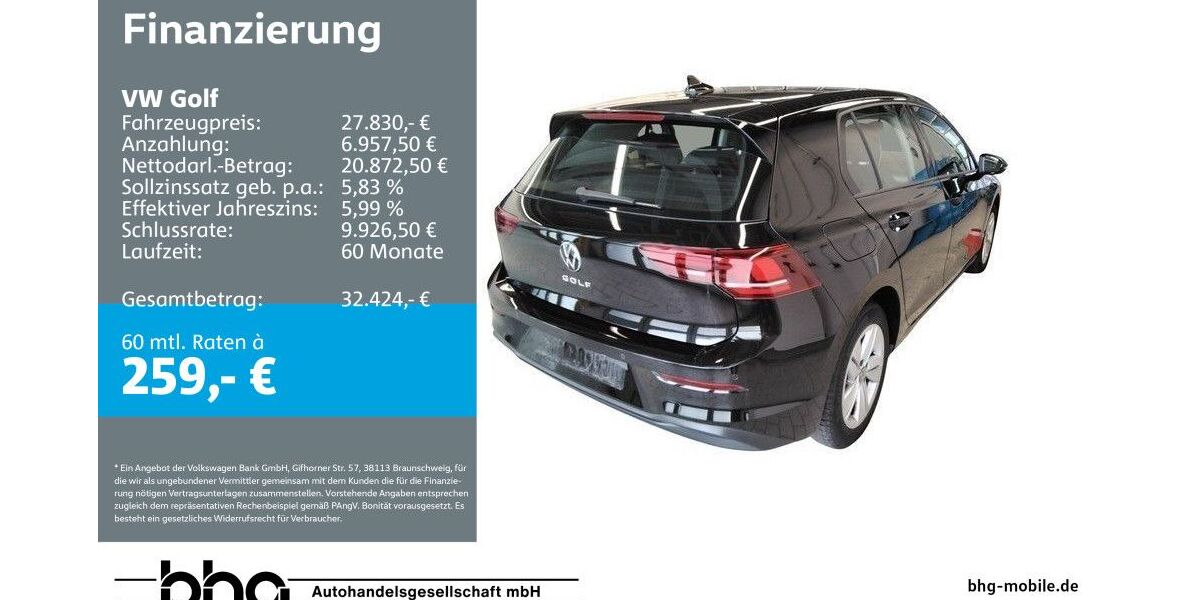 VW Golf 14.343 km 27.830 &euro; Reutlingen 72770