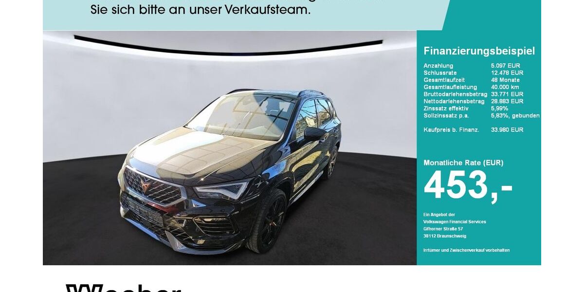 Cupra Ateca 27.940 km 33.980 &euro; Herrenberg 71083