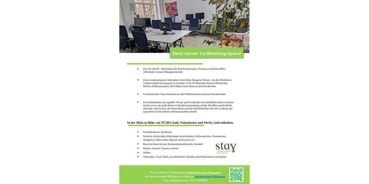 Gewerbeobjekt Stuttgart Stuttgart-West - 357&euro; | Angebot:25883925