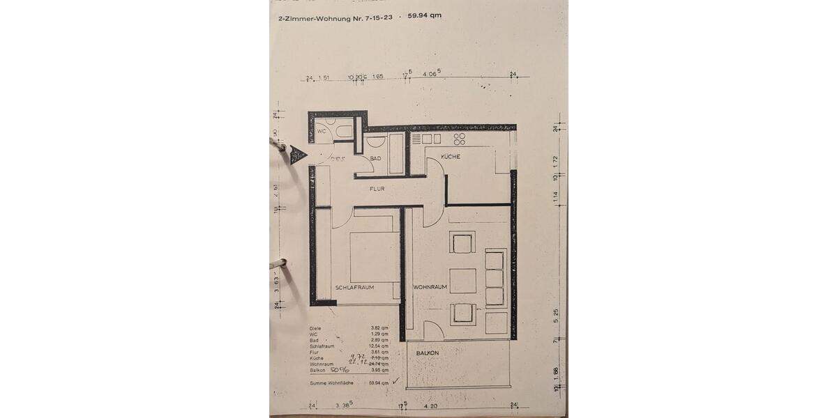 Etagenwohnung Leinfelden-Echterdingen Echterdingen - 2 Zimmer, 60 m&sup2;, 309.000&euro; | Angebot:24837122