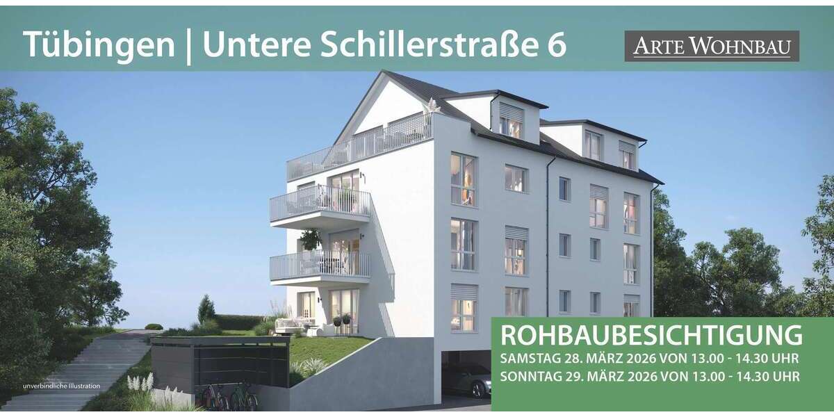 Etagenwohnung Tübingen Universität - 5 Zimmer, 126 m&sup2;, 1.038.000&euro; | Angebot:19485067