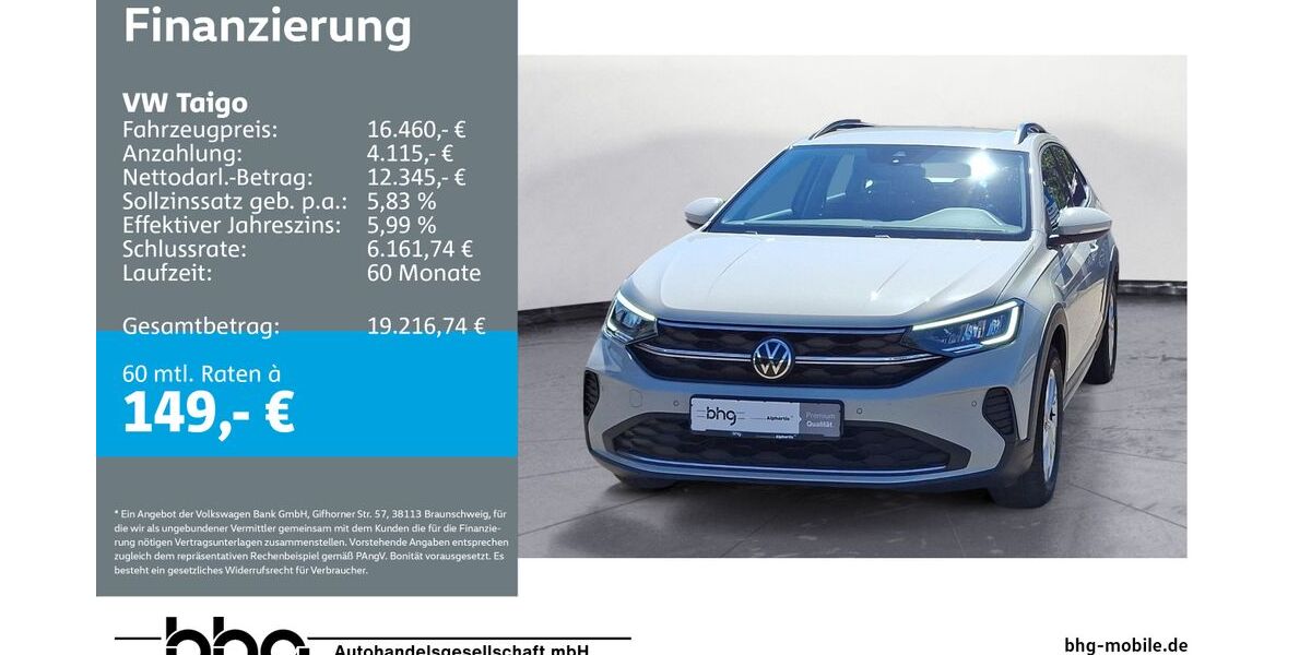 VW Taigo 32.072 km 16.460 &euro; Reutlingen 72770