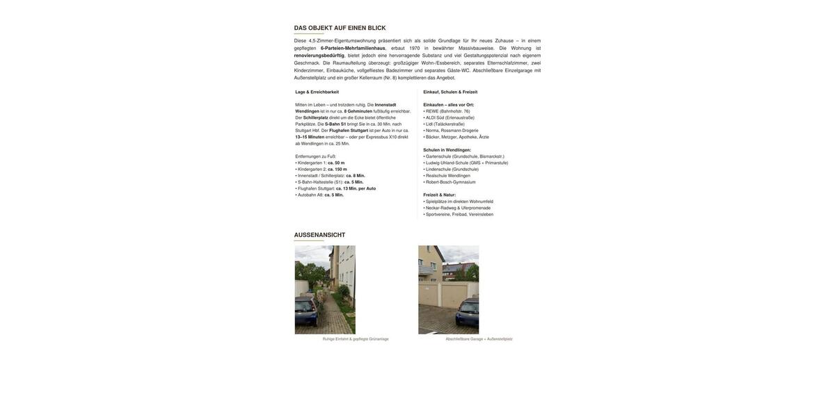 Etagenwohnung Wendlingen am Neckar - 4.5 Zimmer, 104 m&sup2;, 450.000&euro; | Angebot:25288895