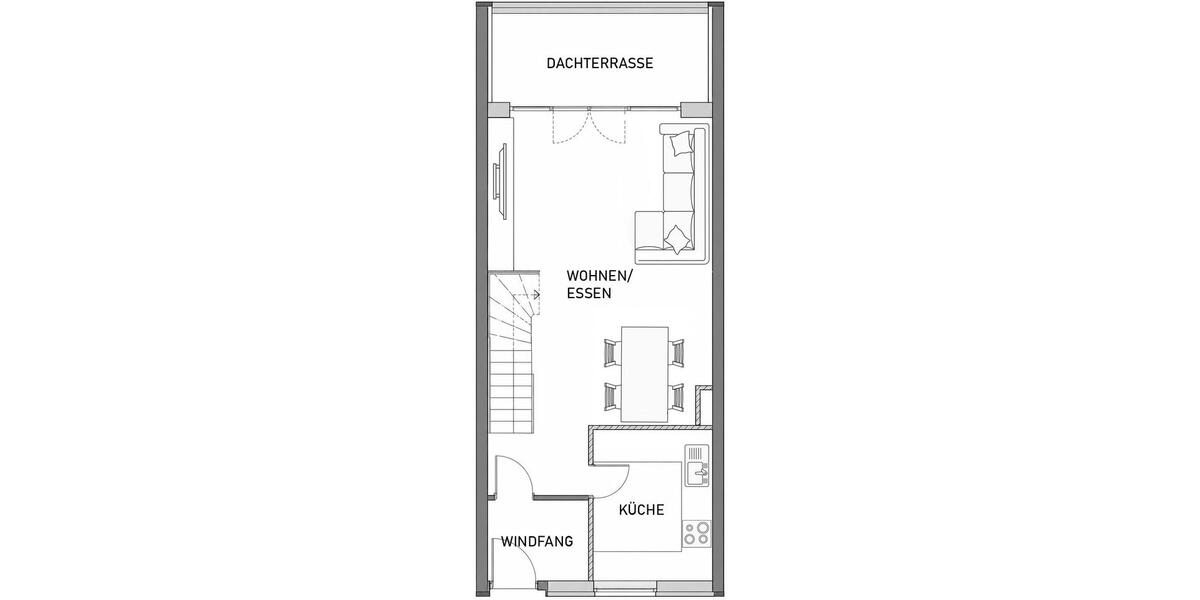 Maisonettenwohnung Stuttgart Stuttgart-West - 3 Zimmer, 76 m&sup2;, 368.000&euro; | Angebot:26987393