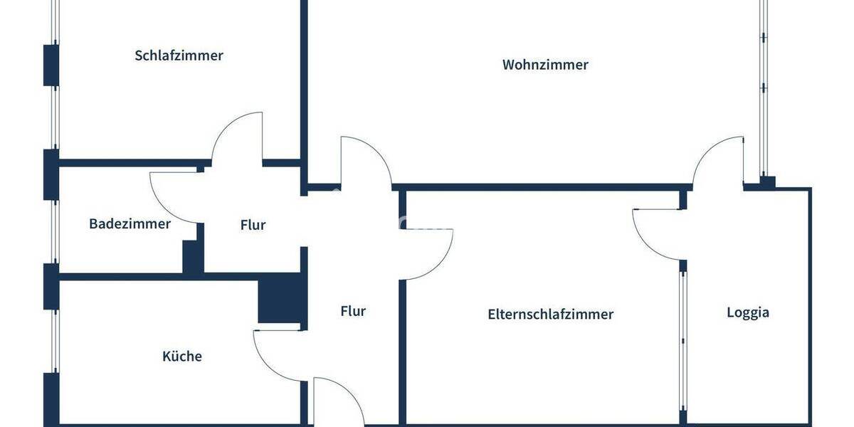 Etagenwohnung Stuttgart Möhringen - 3 Zimmer, 90 m&sup2;, 389.000&euro; | Angebot:25938725