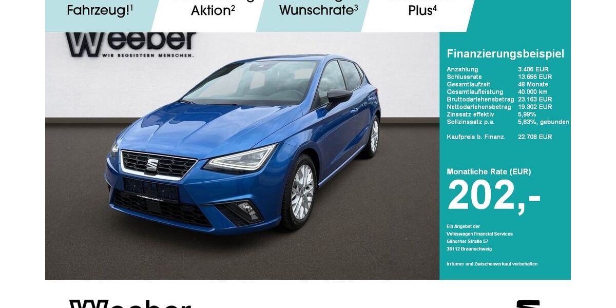 Seat Ibiza 21.291 km 22.308 &euro; Weil der Stadt 71263