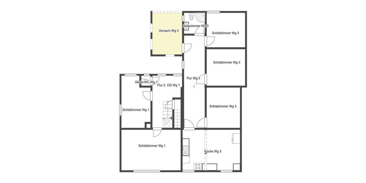 Mehrfamilienhaus, Wohnhaus Horb am Neckar Talheim - 1 Zimmer, 395.000&euro; | Angebot:25996986