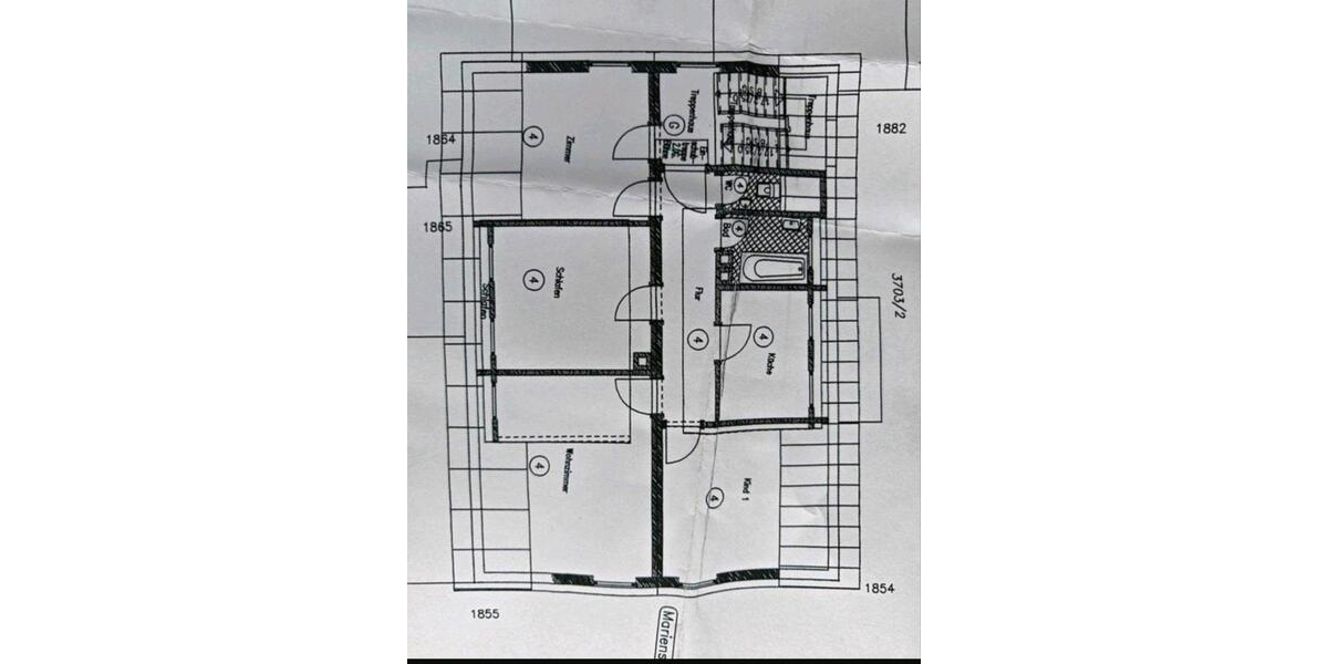 Dachgeschoßwohnung Reutlingen Reutlingen (Kernstadt) - 5 Zimmer, 65 m&sup2;, 223.000&euro; | Angebot:27198574
