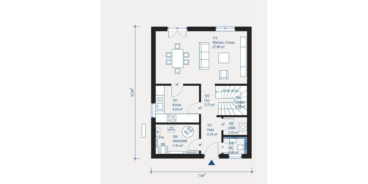 ? Feldrand, Weitblick, DHH in Renningen! Bauplatz, Küche & Garage inklusive - jetzt zugreifen! - Doppelhaushälfte Renningen | Angebot:27474046
