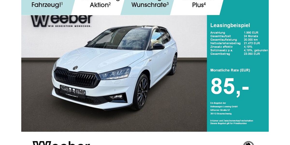 Skoda Fabia 4.999 km 23.340 &euro; Weil der Stadt 71263