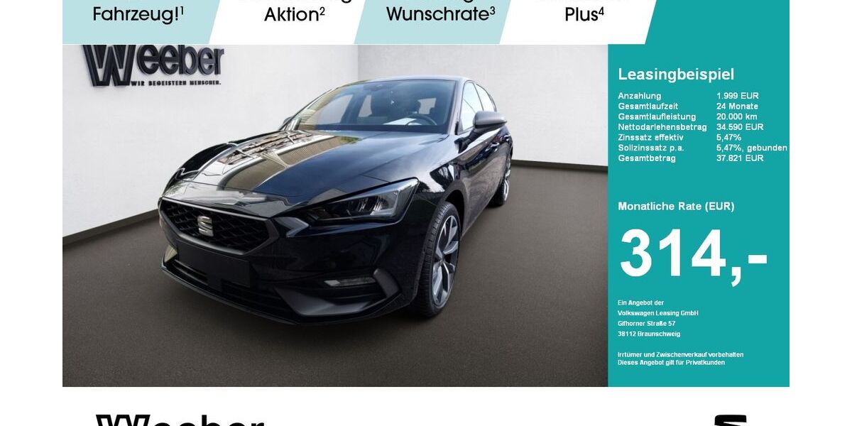Seat Leon 1.100 km 32.490 &euro; Herrenberg 71083