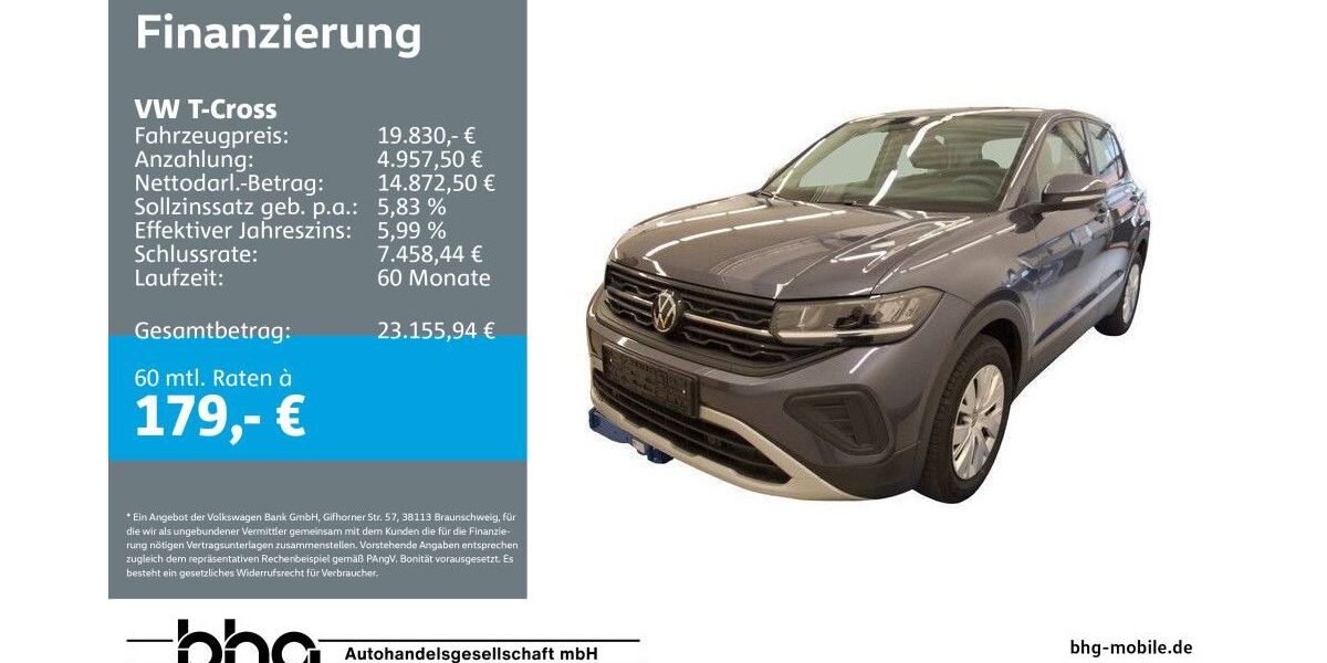 VW T-Cross 13.533 km 19.830 &euro; Reutlingen 72770