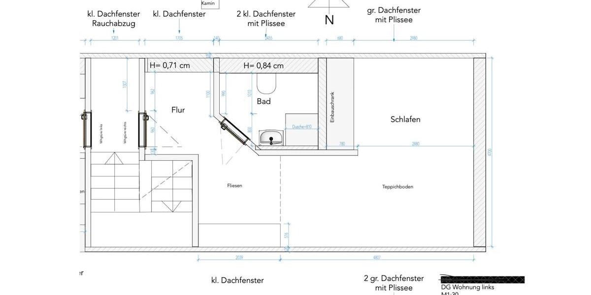 Dachgeschoßwohnung Leinfelden-Echterdingen Echterdingen - 7 Zimmer, 190 m&sup2;, 465.000&euro; | Angebot:27166108