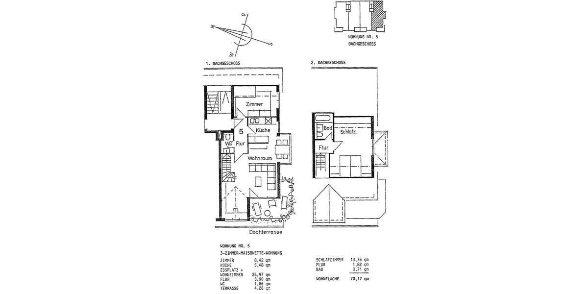 Maisonettenwohnung Böblingen - 3 Zimmer, 70 m&sup2;, 329.000&euro; | Angebot:25995995
