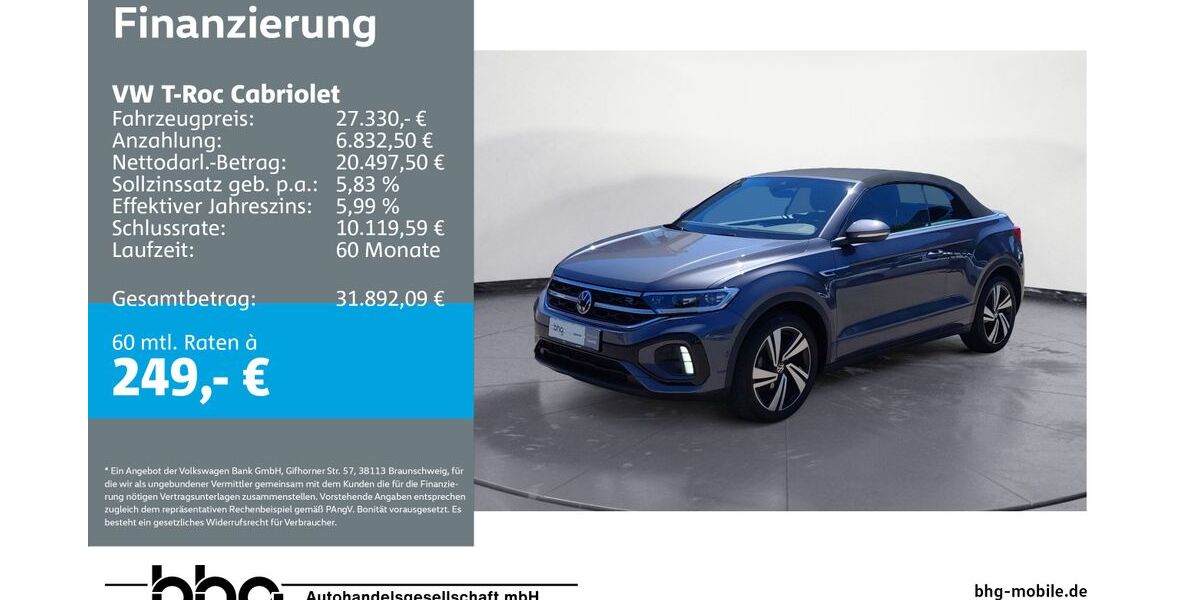 VW T-Roc 44.653 km 26.660 &euro; Reutlingen 72770