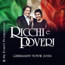 Ricchi e Poveri - Tour 2026 26.05.2026 myticket Jahrhunderthalle Frankfurt