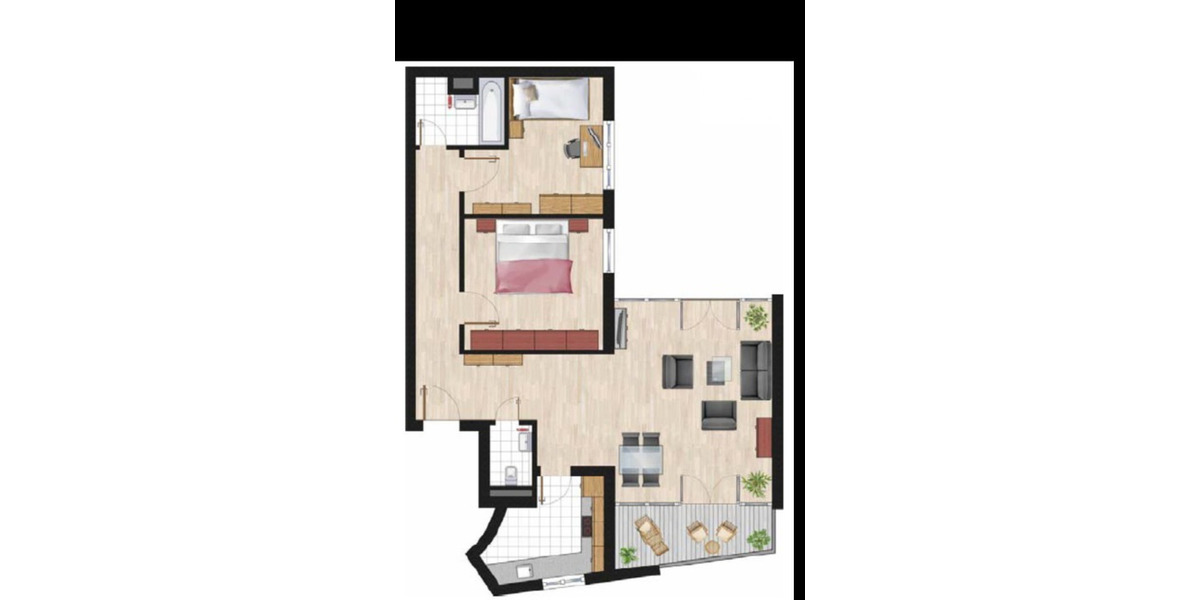 Etagenwohnung Stuttgart Birkach - 3 Zimmer, 78 m&sup2;, 1.200&euro; | Angebot:25638394