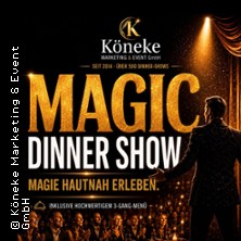 Magic Dinner Show mit 3-Gang-Menü - Die besondere Dinner Show 05.02.2027 Japengo Steakhouse