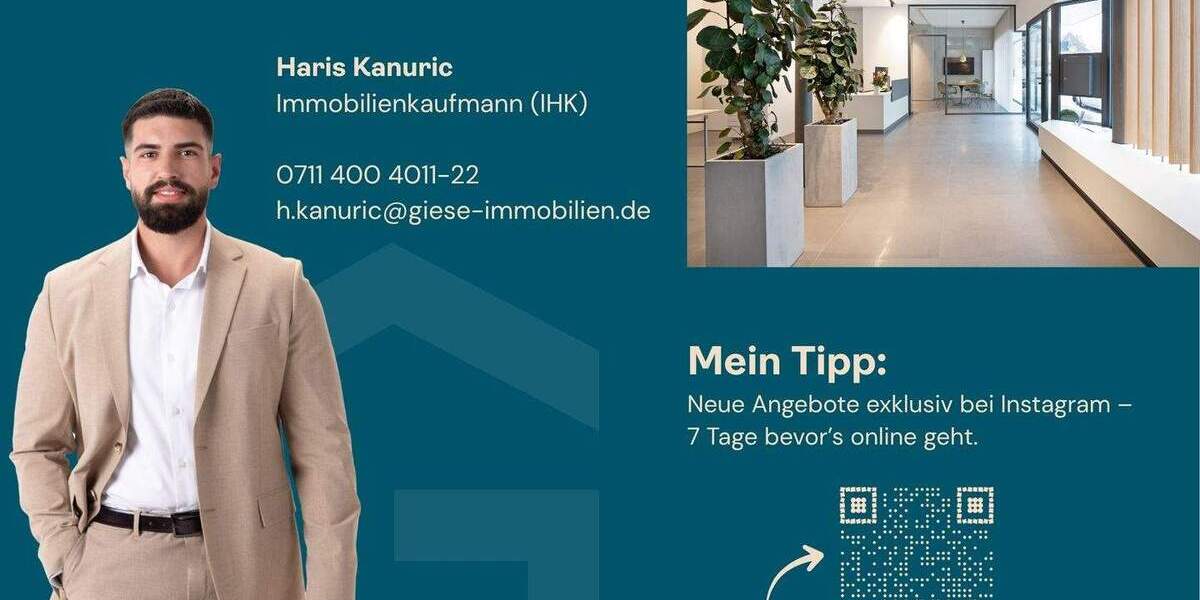 Etagenwohnung Wolfschlugen - 1 Zimmer, 37 m&sup2;, 169.000&euro; | Angebot:25737268