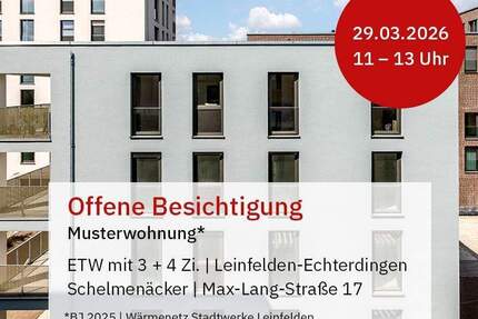 Wohnung Leinfelden-Echterdingen Leinfelden - 3 Zimmer, 84 m&sup2;, 430.000&euro; | Angebot:25708904