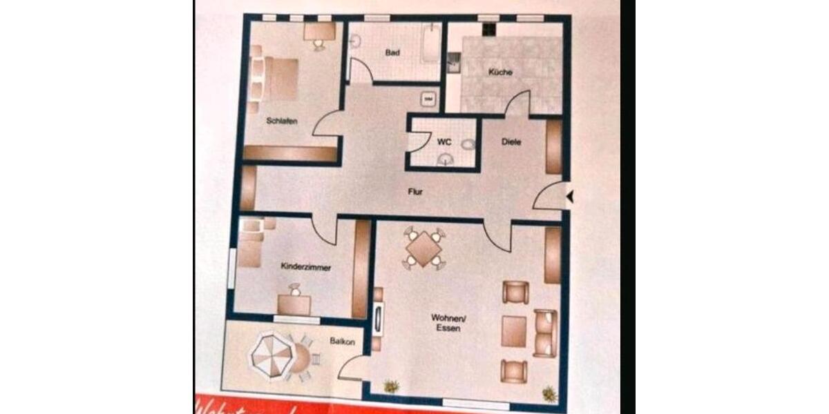Etagenwohnung Eningen unter Achalm - 3 Zimmer, 74 m&sup2;, 230.000&euro; | Angebot:27186411