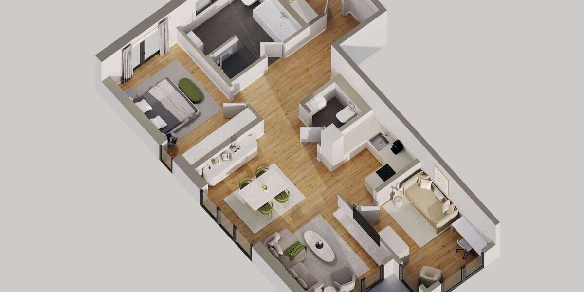 Etagenwohnung Hechingen - 4 Zimmer, 102 m&sup2;, 1.275&euro; | Angebot:26985900