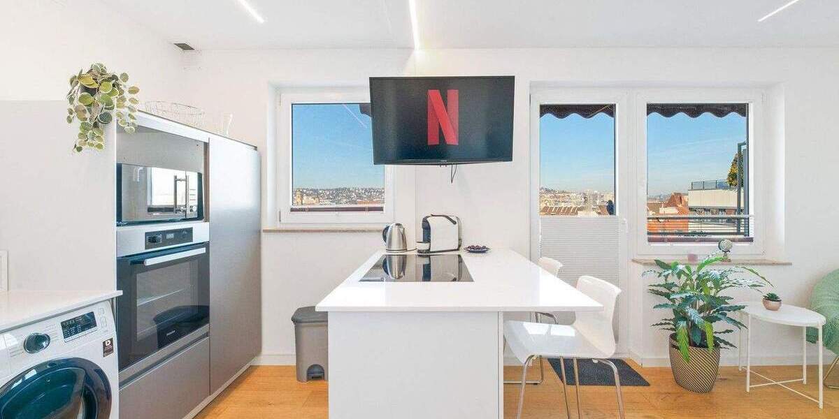 Etagenwohnung Stuttgart Mitte - 1 Zimmer, 35 m&sup2;, 1.000&euro; | Angebot:25713725