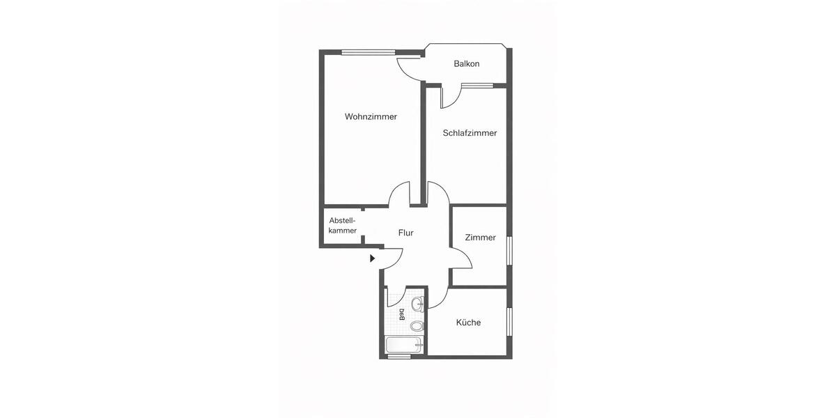 Etagenwohnung Altenriet - 2.5 Zimmer, 63 m&sup2;, 229.000&euro; | Angebot:25858193