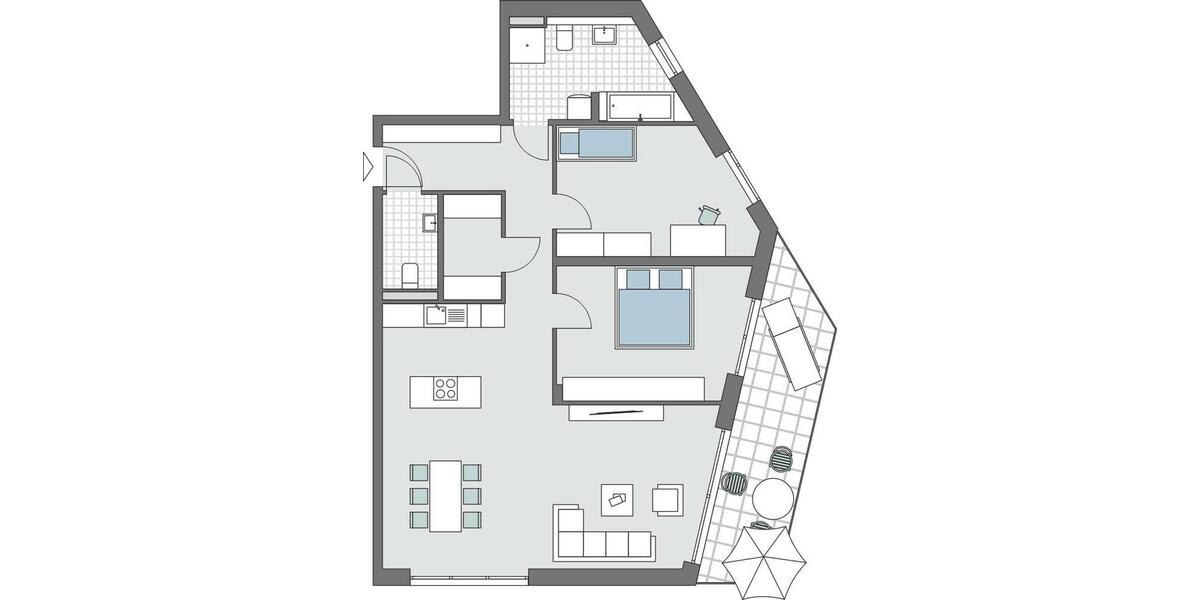Dachgeschoßwohnung Eutingen im Gäu - 3 Zimmer, 113 m&sup2;, 1.440&euro; | Angebot:24491248