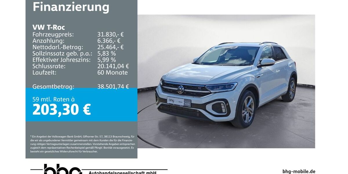 VW T-Roc 16.679 km 31.260 &euro; Reutlingen 72770