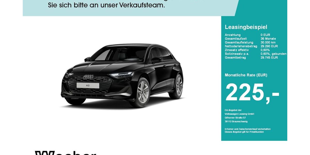 Audi A3 17.745 km 28.780 &euro; Herrenberg 71083