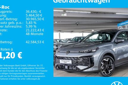 VW T-Roc 1.505 km 36.430 &euro; Stuttgart-Wangen 70188