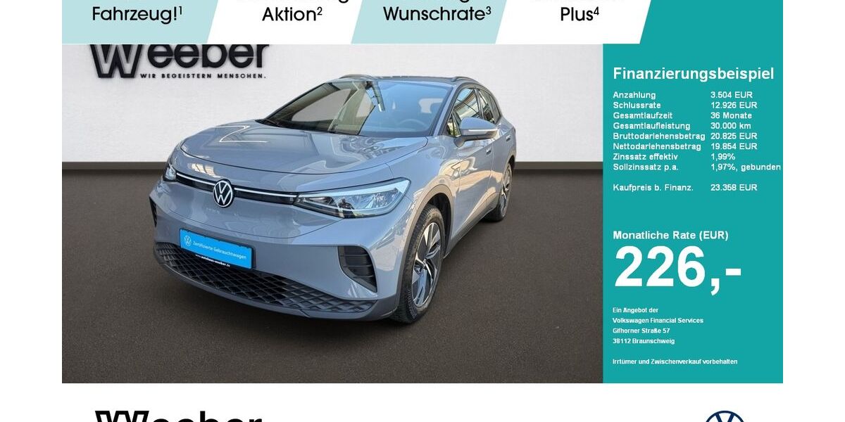 VW ID.4 25.214 km 23.258 &euro; Weil der Stadt 71263