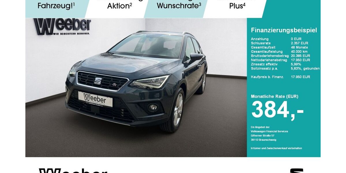 Seat Arona 26.559 km 17.950 &euro; Herrenberg 71083