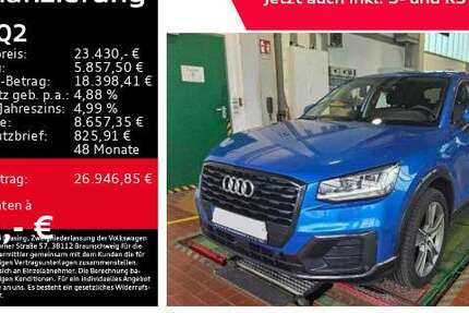 Audi Q2 75.000 km 23.430 &euro; Mössingen 72116